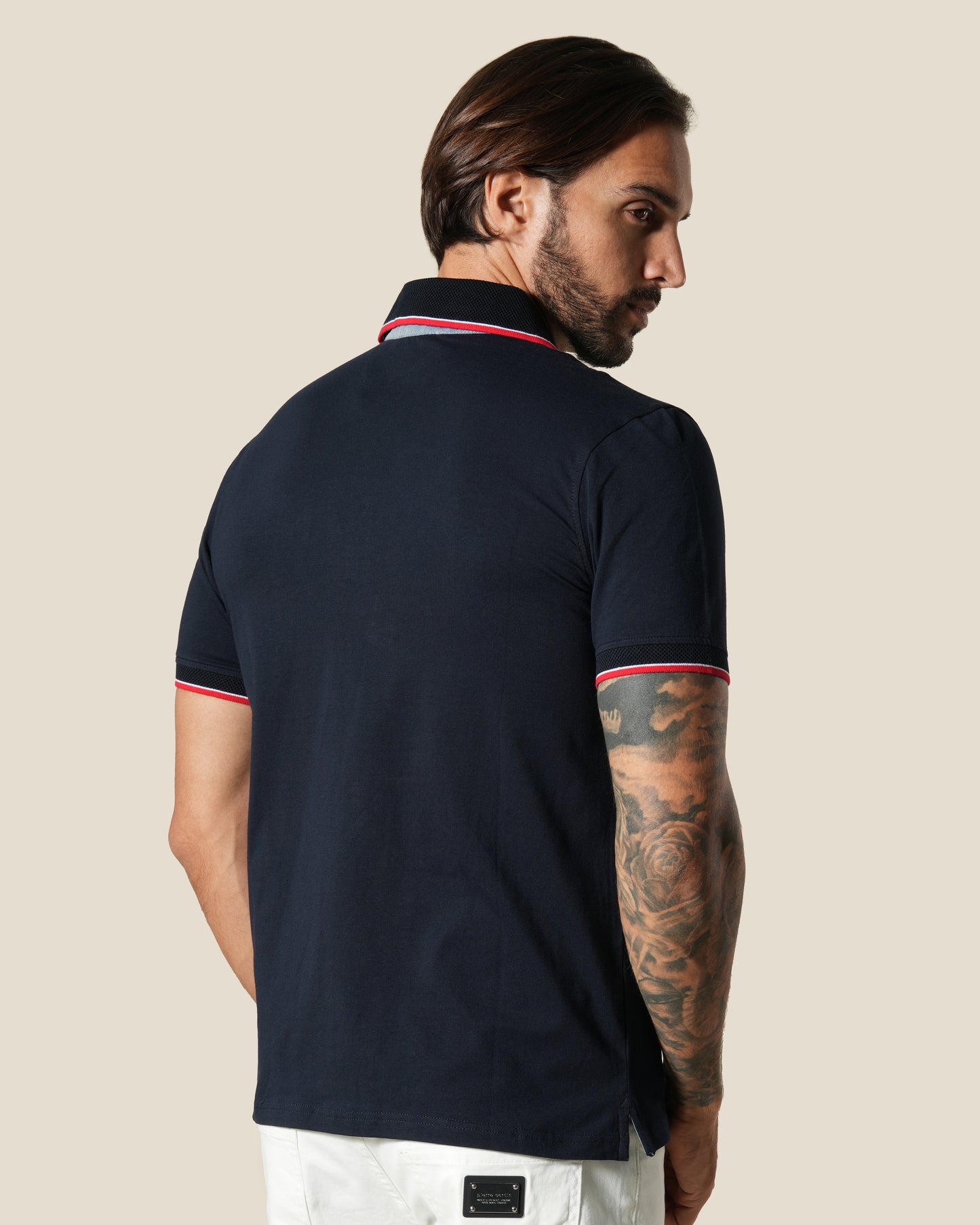 Contrast Tipping Polo Shirt