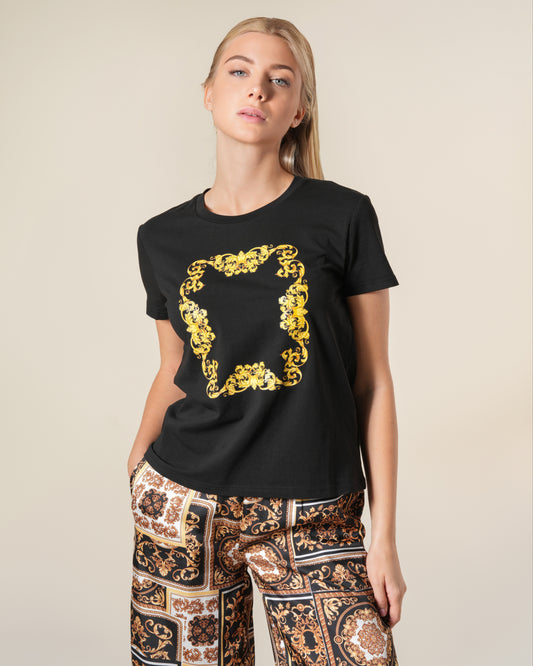 Classic Baroque Print T-Shirt
