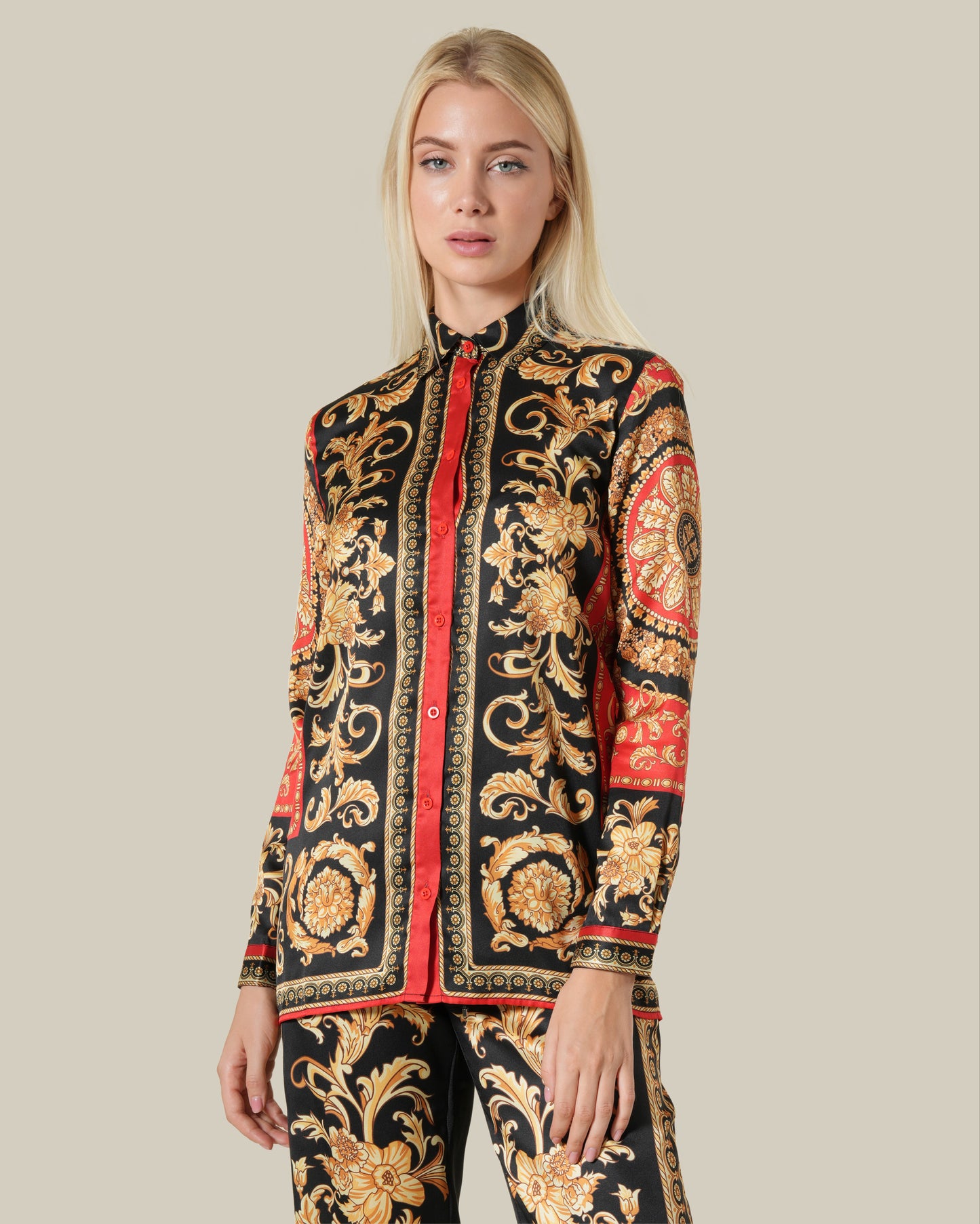 Spanish Baroque Printed Shirt