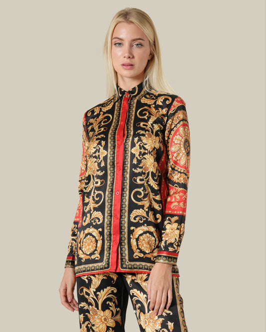Spanish Baroque Printed Shirt
