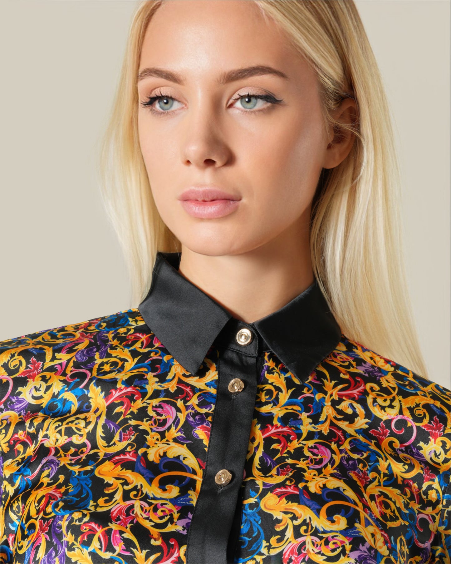 Multicolor Baroque Printed Shirt