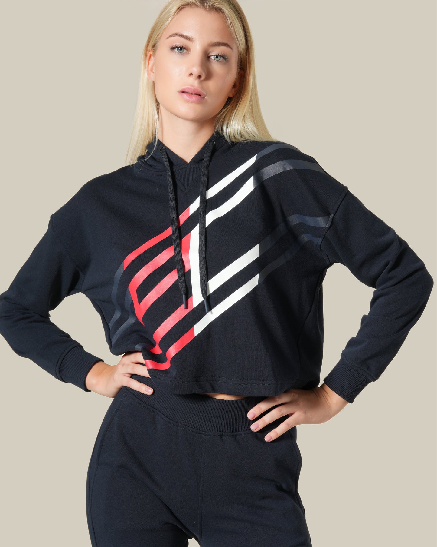Graphic Print Tracksuit Set