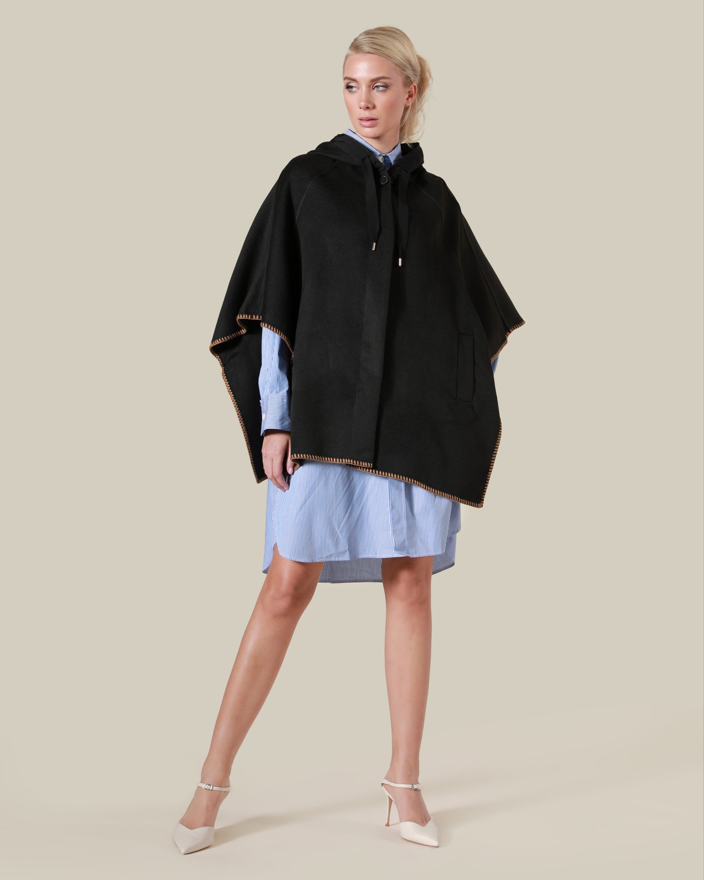 Striped Oversized Cotton Shirt