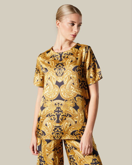 Gold Baroque Top