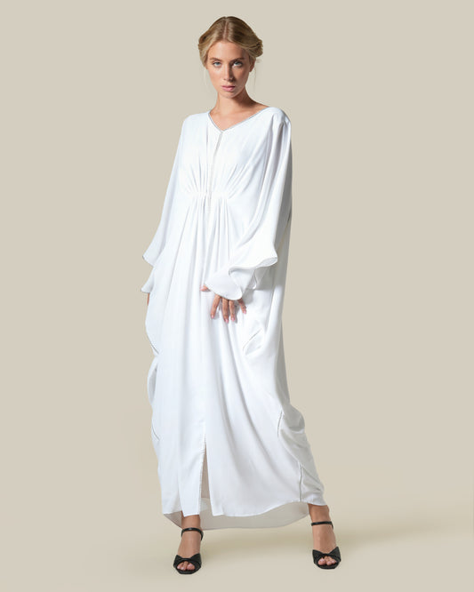 Metallic Accented Tunic Dress