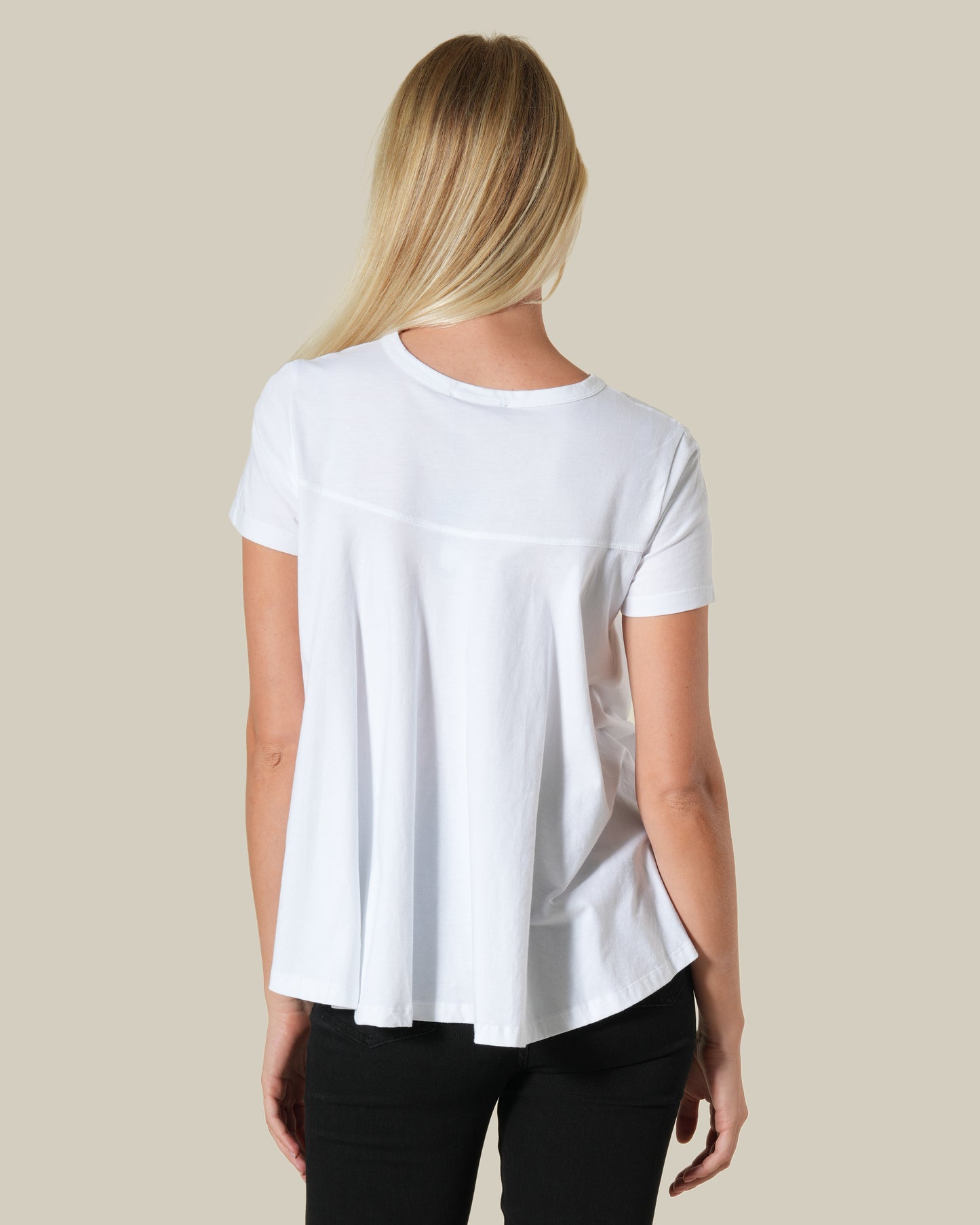 Embroidered A-Line Top